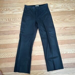 Black coated jeans